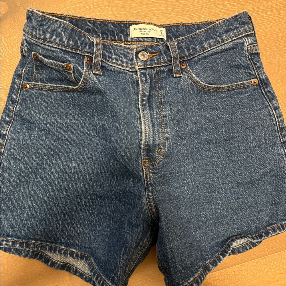 Abercrombie & Fitch Women's Classic Blue Jean Shorts
